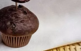 Leckere marokkanische Schoko-Muffins mit süßen Datteln