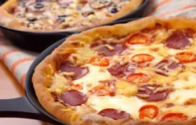 Leckere Pfannenpizza zum selber machen