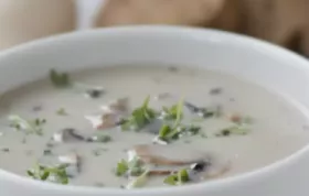 Leckere Pilz-Kresse-Suppe - Ein wohltuendes Gericht für kalte Tage