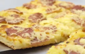 Leckerer Pizzateig für traditionelle deutsche Pizza