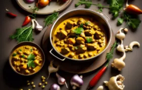 Leckeres Garnelen Curry mit frischen Pilzen