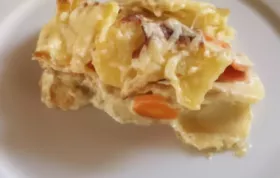 Leckeres Pastinakengratin mit cremiger Sauce und knuspriger Käsekruste