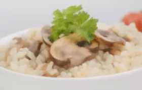 Leckeres Pilzrisotto - Ein Klassiker der italienischen Küche