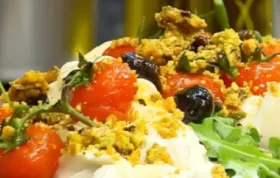 Leckeres Rezept für Burrata und Honigtomate