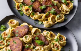 Leckeres Rezept für eine Tortellini-Gemüse-Pfanne mit Putenschnitzel