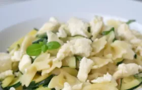 Leckeres Rezept für eine Zucchini Pfanne mit Nudeln