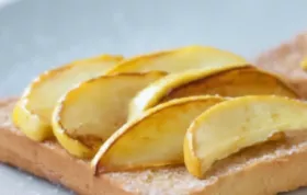 Leckeres Rezept für einen Apfel-Zimt-Toast