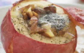 Leckeres Rezept für einen Mandel-Bratapfel