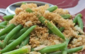 Leckeres Rezept für Fisolen in Butterbrösel