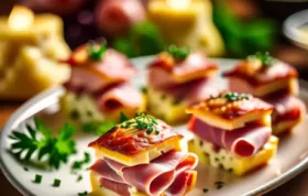 Leckeres Rezept für gefüllte Nashi mit Schinken und Käse