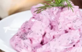 Leckeres Rezept für Heringsfilets mit roter Bete