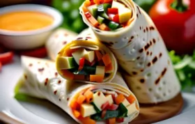 Leckeres Rezept für Käse Wraps