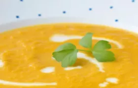 Leckeres Rezept für Karottensuppe mit einer würzigen Note von Ingwer