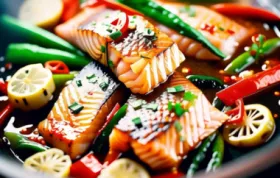 Leckeres Rezept für Marinierter Fisch im Wok