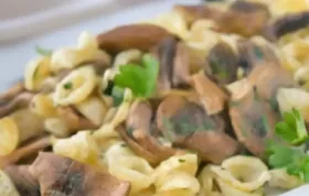 Leckeres Rezept für Muschelnudeln mit Champignons