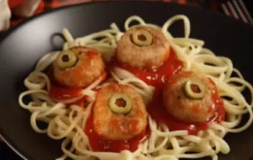 Leckeres Rezept für Pasta mit einer gruseligen Halloween-Note