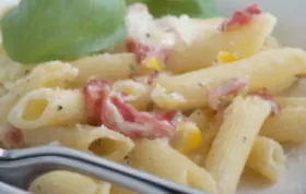 Leckeres Rezept für Penne mit cremiger Käse-Sauce