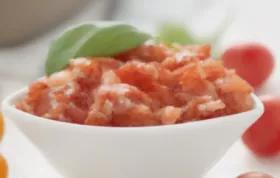 Leckeres Rezept für selbstgemachte Tomatensalsa