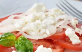 Leckeres Rezept für Tomaten mit Ziegenkäse