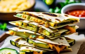 Leckeres Rezept für Zucchini Quesadillas