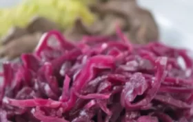 Leckeres Rotkraut mit Äpfeln