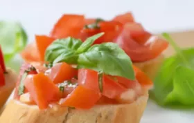 Leckeres Tomaten-Bruschetta Rezept