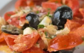 Leckeres Tomaten-Oliven-Gemüse
