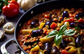 Melanzani-Ragout mit Marillen - Ein köstliches vegetarisches Gericht