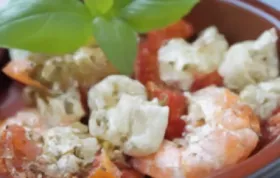 Ofen-Shrimps mit Feta