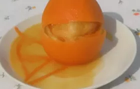 Orangensorbet