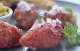 Rinder-Tartar für Fleisch-Puristen