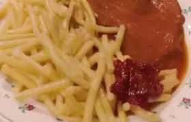 Rindschnitzel in Rotweinsauce