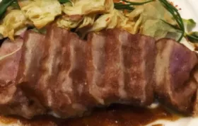 Rosa gebratener Thunfisch mit Fenchel: Ein aromatischer Genuss