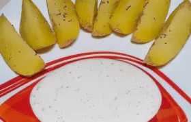Rosmarinkartoffeln mit Kräuter-Rahm-Dip