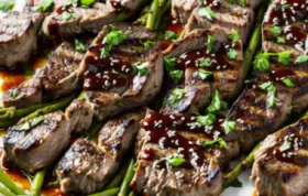 Saftige Hirschsteaks mit einer aromatischen Weichselsauce