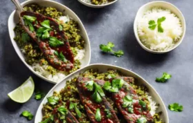 Saftige und aromatische Melanzani mit einer würzigen Chermoula Marinade.