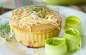 Saftige Zucchinimuffins mit Schokostückchen