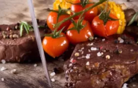 Saftiges Rinderfiletsteak mit aromatischer Rotweinsauce