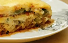 Salami-Aubergine-Lasagne