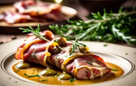 Saltimbocca mit Maroni-Sauce - Ein einfaches und delikates Rezept