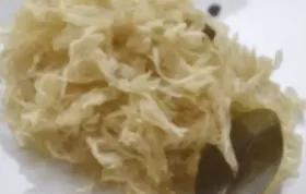 Sauerkraut als Beilage