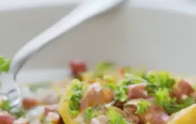 Schinken-Kartoffel-Schüssel - Ein herzhaftes Gericht mit Kartoffeln und Schinken