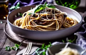 Schnelles Rezept für leckere Melanzani-Garnelen-Spaghetti