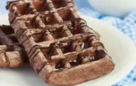 Schokolade-Waffeln mit Mandel - ein köstliches Rezept für den perfekten Genuss