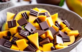 Schokoladiger Mangosalat - Ein fruchtig-schokoladiger Genuss