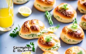 Schrimpsbrötchen - Leckere Häppchen mit gebratenen Garnelen