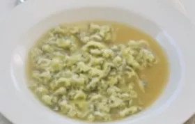 Spinatnockerlsuppe