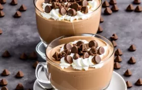 Toblerone-Mousse mit Nougat-Cappuccino