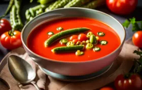 Tomaten-Hühner-Suppe mit Okras