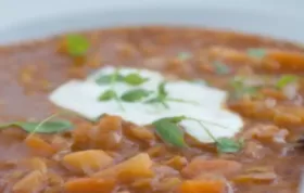 Tunesische Linsensuppe - ein köstliches Gericht aus Nordafrika